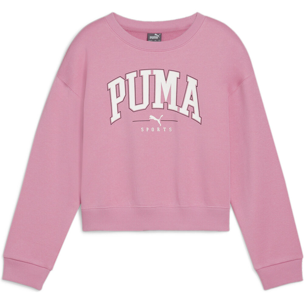 Puma sudadera niña PUMA SQUAD Crew FL G vista detalle