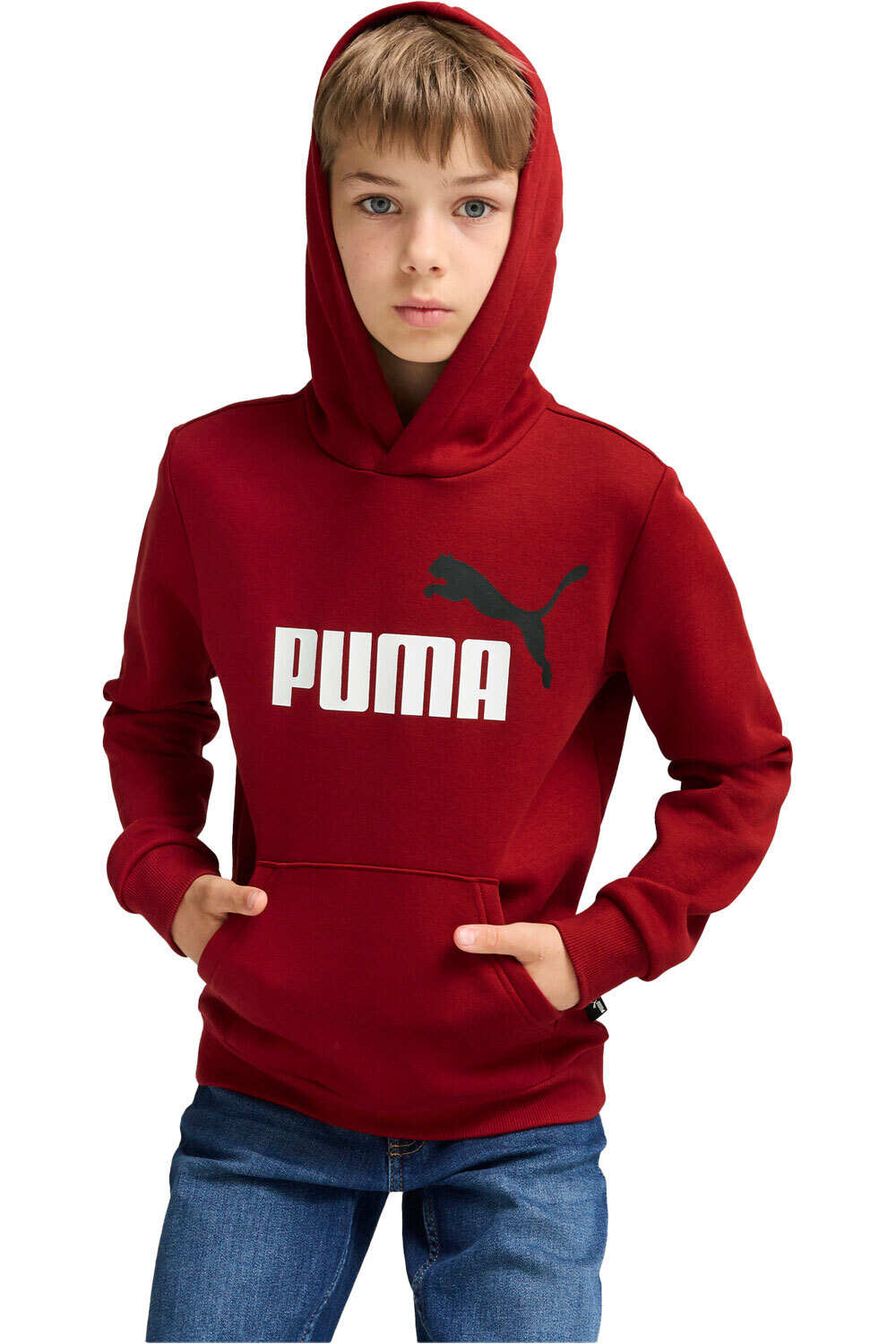 Puma sudadera niño ESS+ 2 Col Big Logo vista frontal