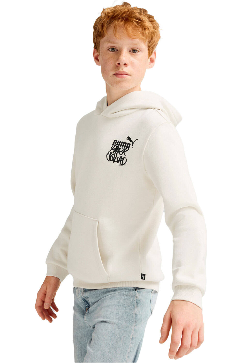 Puma sudadera niño ESS+ MID 90s Hoodie vista frontal