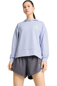 Puma sudaderas deportivas mujer W PUMA x HYROX Cloud vista frontal