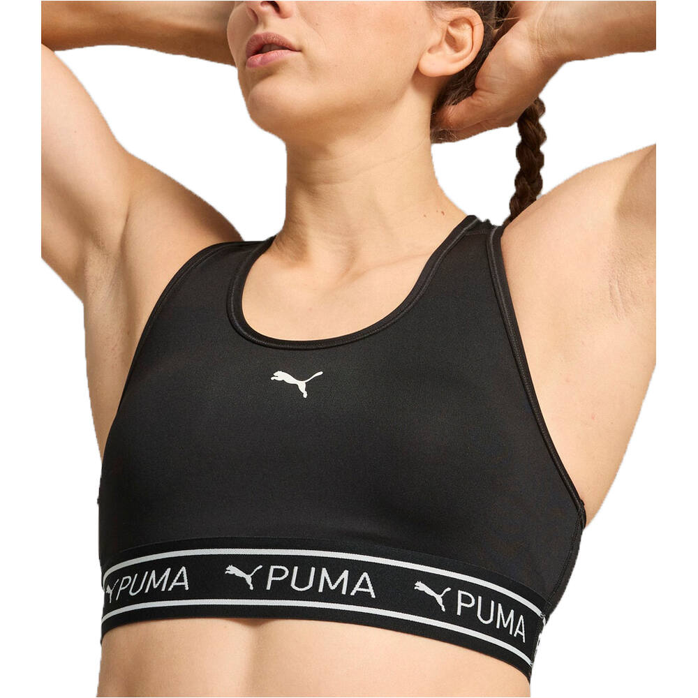 Puma sujetadores deportivos 4KEEPS ELASTIC BRA vista frontal