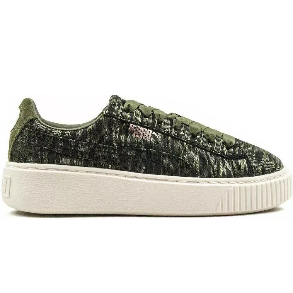 Puma zapatilla moda mujer Basket Platform VR Wn's lateral exterior