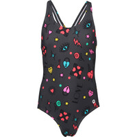 Ras bañador natación niña LOVE CASUAL BACK vista frontal