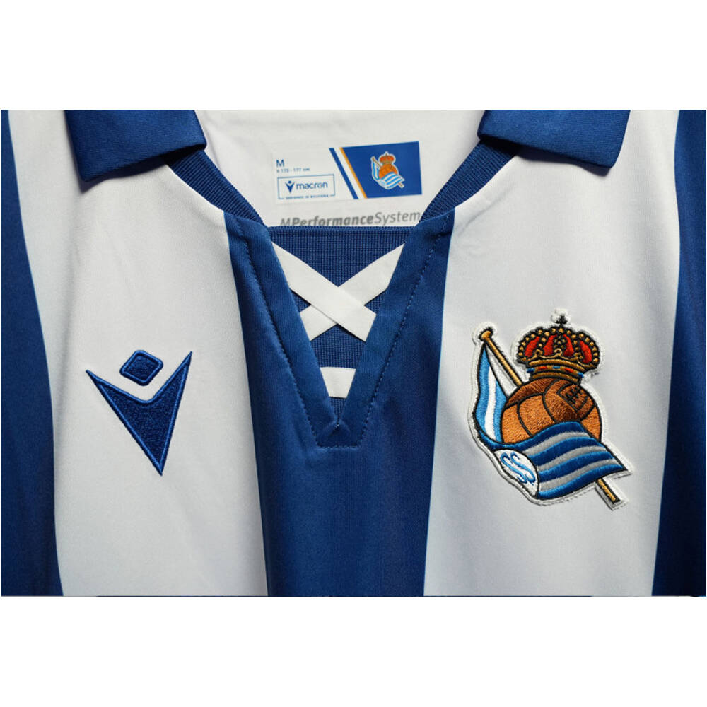 Real Sociedad camiseta de fútbol oficiales niño R.SOCIEDAD 25 H JSY Y vista detalle