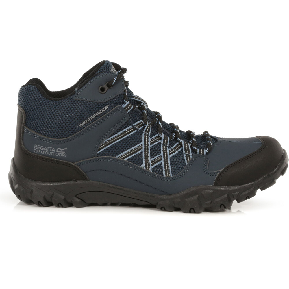 Regatta bota trekking hombre Edgepoint Mid WP AZNE lateral exterior