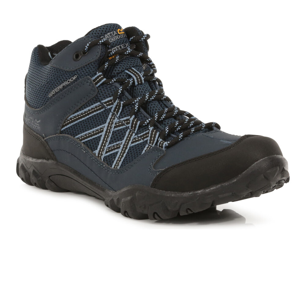 Regatta bota trekking hombre Edgepoint Mid WP AZNE lateral interior