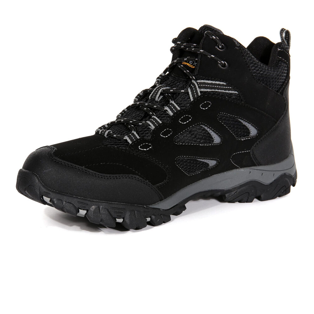 Regatta bota trekking hombre Holcombe IEP Mid NEGR vista trasera