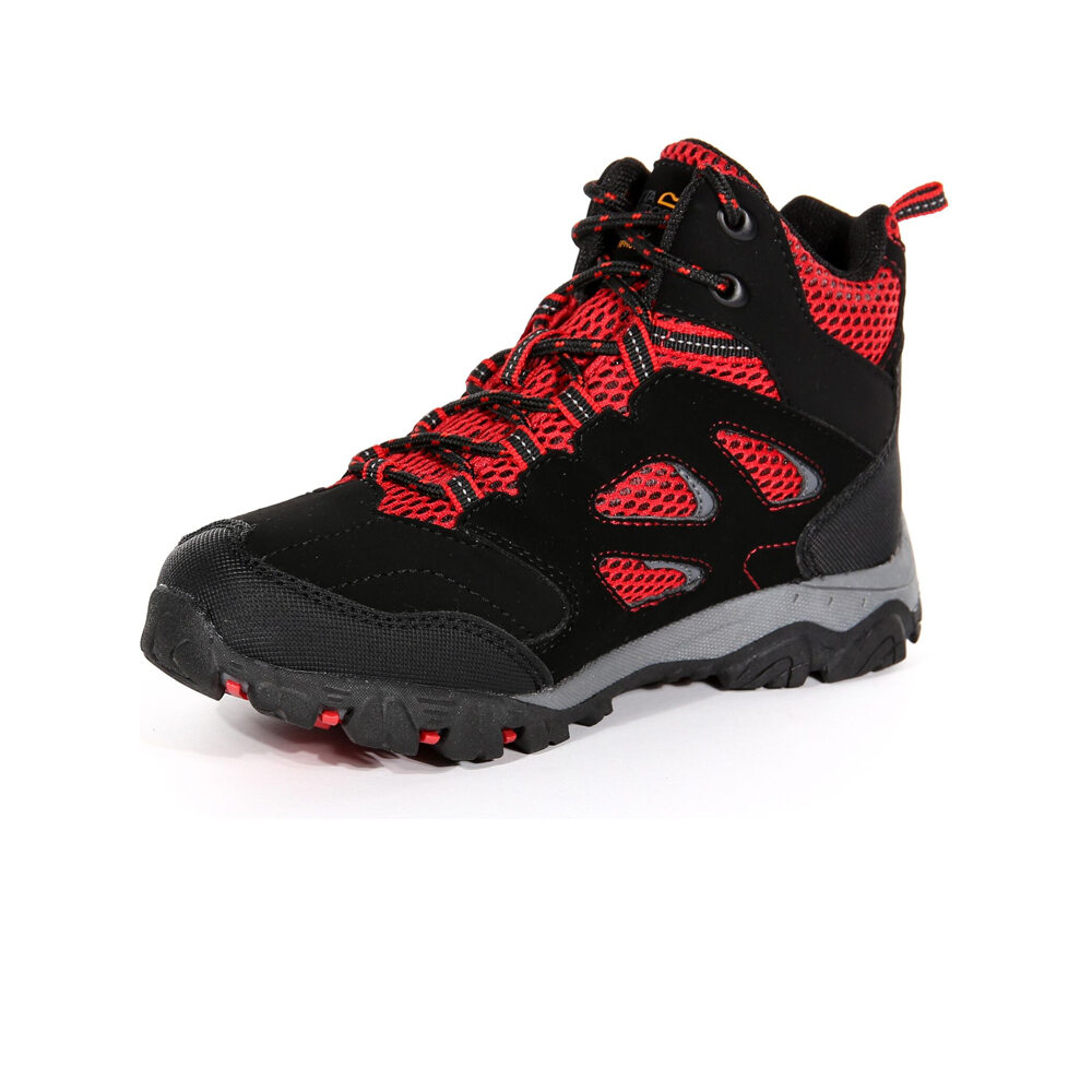 Regatta bota trekking niño Holcombe IEP Jnr NERO vista trasera