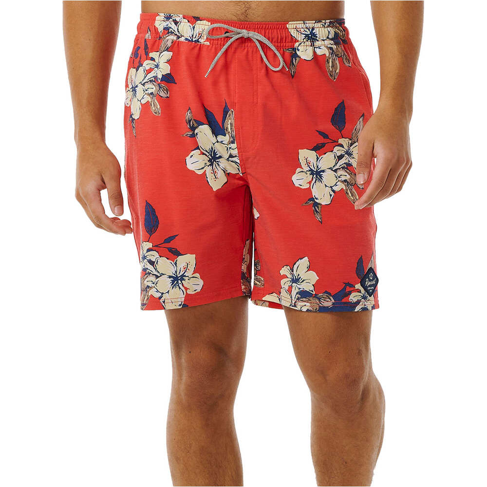 Rip Curl bañador playa hombre ALOHA HOTEL VOLLEY vista frontal