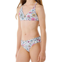 Rip Curl bañador playa niña HIBISCUS HEAT BIKINI -GIRL vista frontal