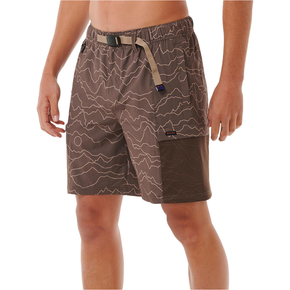 Rip Curl bermudas hombre BOARDWALK SEARCH CARGO VOLLEY vista trasera