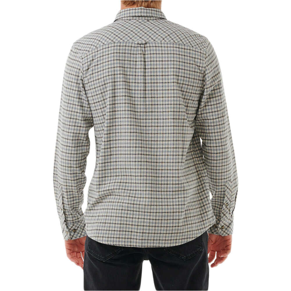 Rip Curl camisa manga larga hombre CLASSIC SURF CHECKED IN FLANNE vista detalle