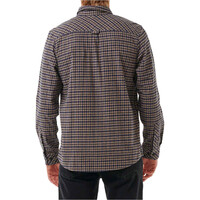 Rip Curl camisa manga larga hombre CLASSIC SURF CHECKED IN FLANNE vista trasera