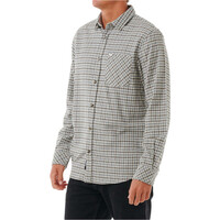 Rip Curl camisa manga larga hombre CLASSIC SURF CHECKED IN FLANNE vista trasera