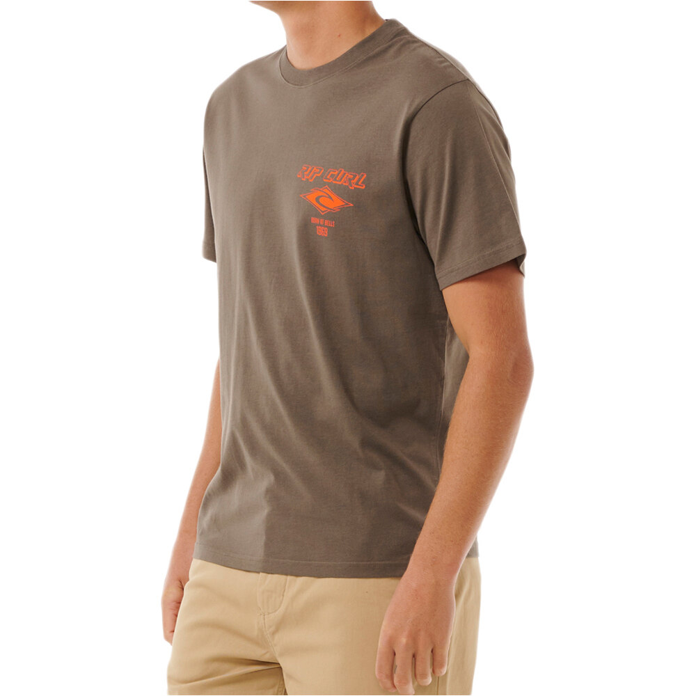 Rip Curl camiseta manga corta hombre FADE OUT ICON TEE vista trasera