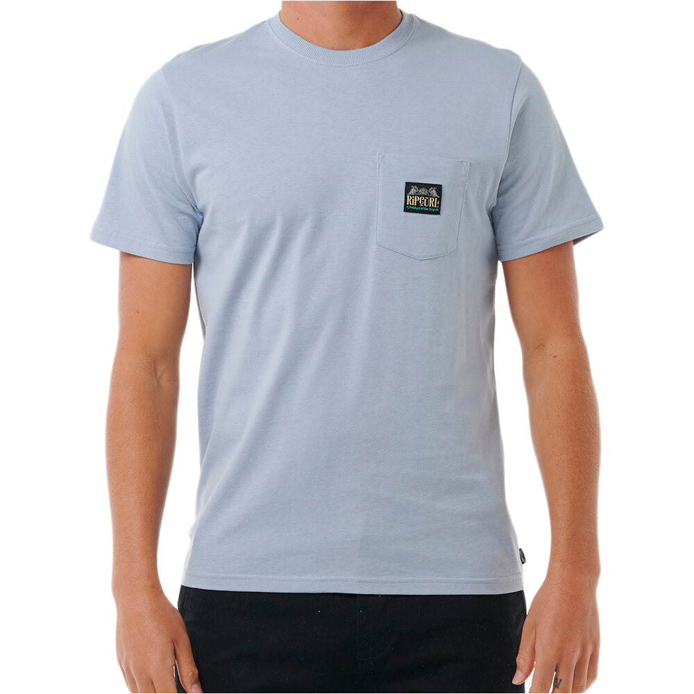 Rip Curl camiseta manga corta hombre HORIZON BADGE SS TEE vista frontal