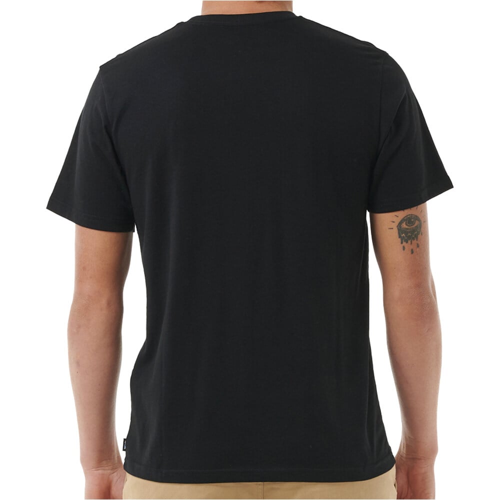 Rip Curl camiseta manga corta hombre HORIZON BADGE SS TEE vista trasera