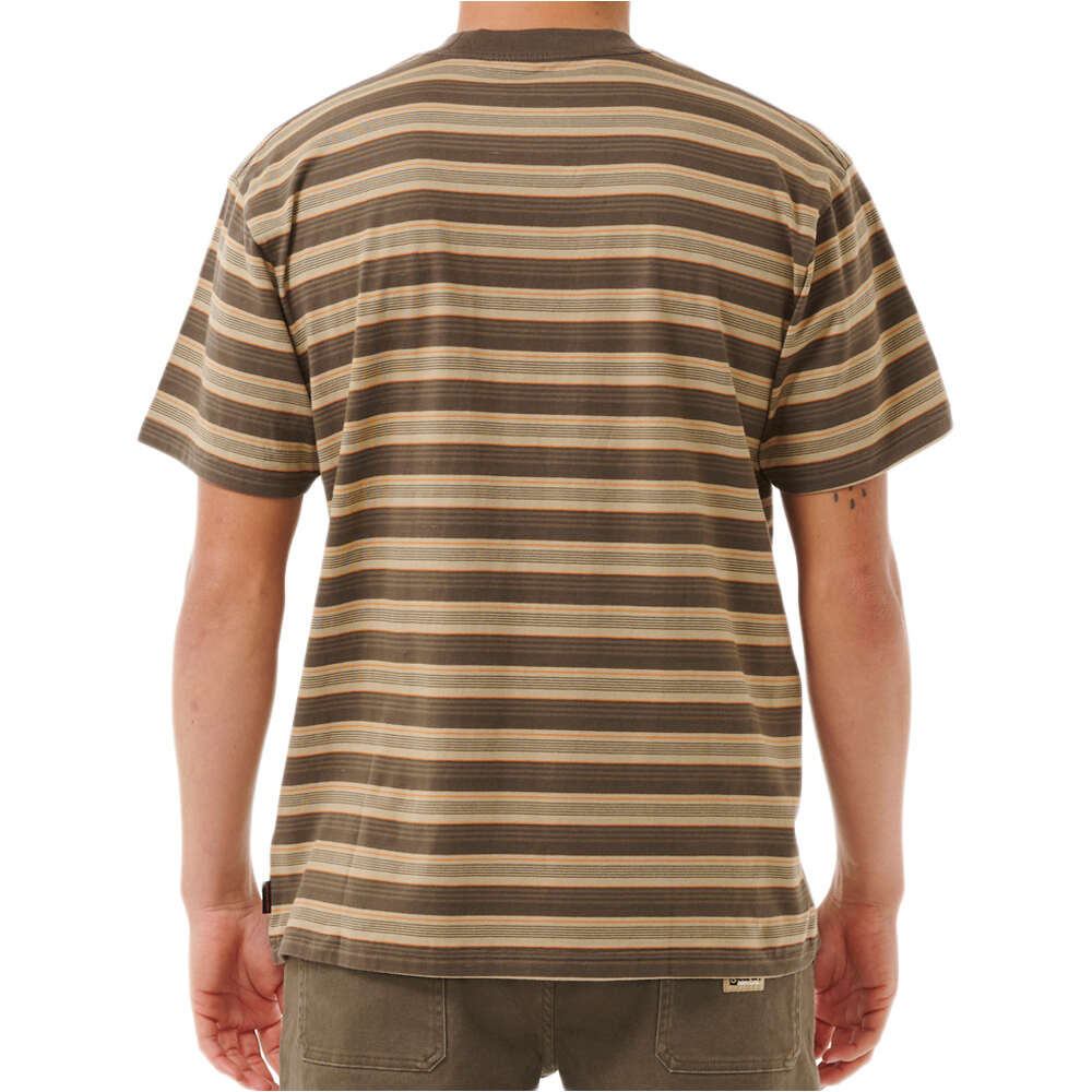 Rip Curl camiseta manga corta hombre SEARCH STRIPE TEE vista detalle