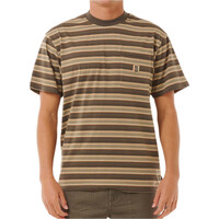 Rip Curl camiseta manga corta hombre SEARCH STRIPE TEE vista frontal