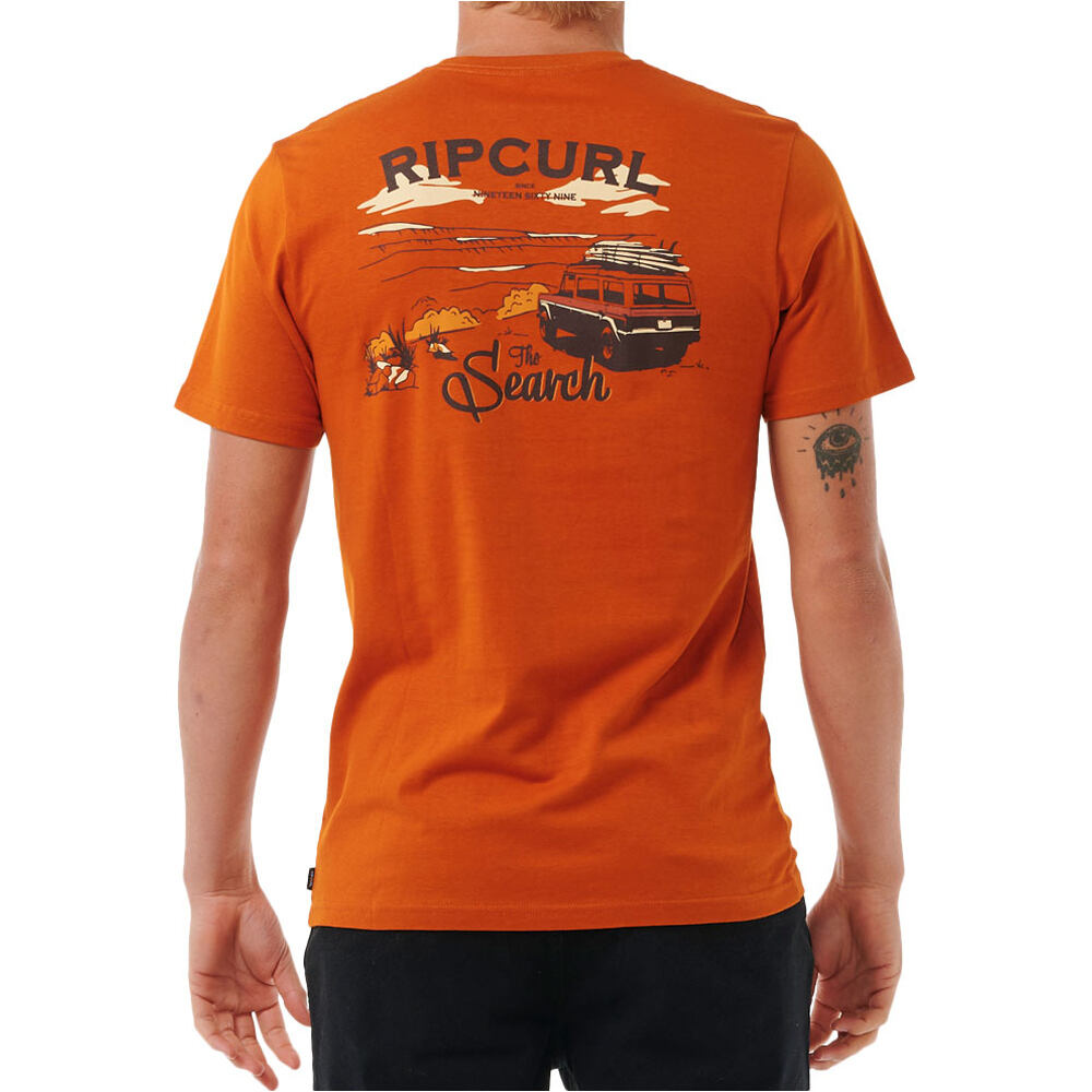 Rip Curl camiseta manga corta hombre SEARCH TRIP TEE vista trasera