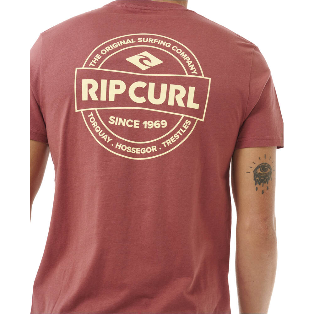 Rip Curl camiseta manga corta hombre STAPLE TEE vista detalle