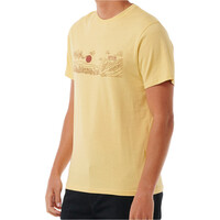 Rip Curl camiseta manga corta hombre UP THE LINE TEE vista trasera