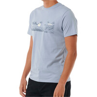 Rip Curl camiseta manga corta hombre UP THE LINE TEE vista trasera