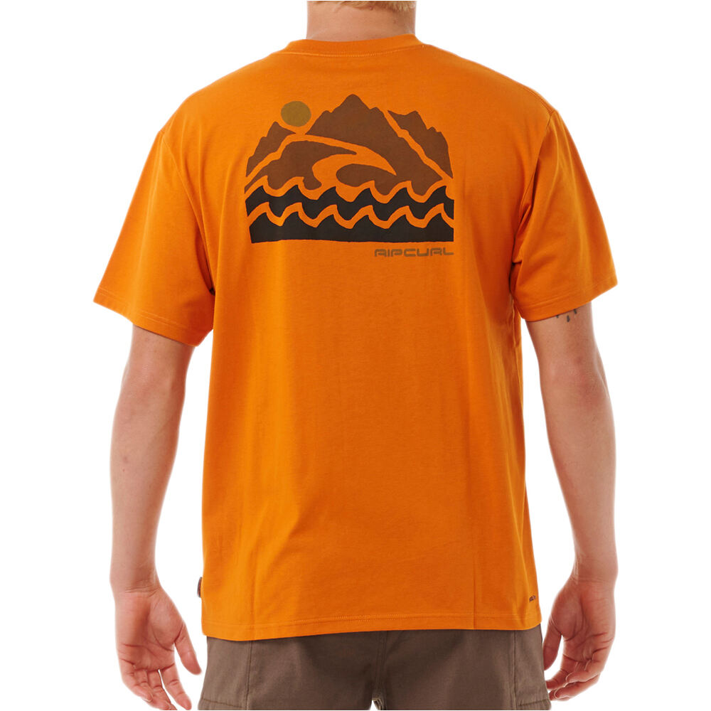 Rip Curl camiseta manga corta hombre VAPORCOOL SEARCH TREK TEE vista detalle