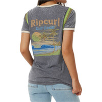 Rip Curl camiseta manga corta mujer RINGER SURF REVIVAL TEE vista detalle