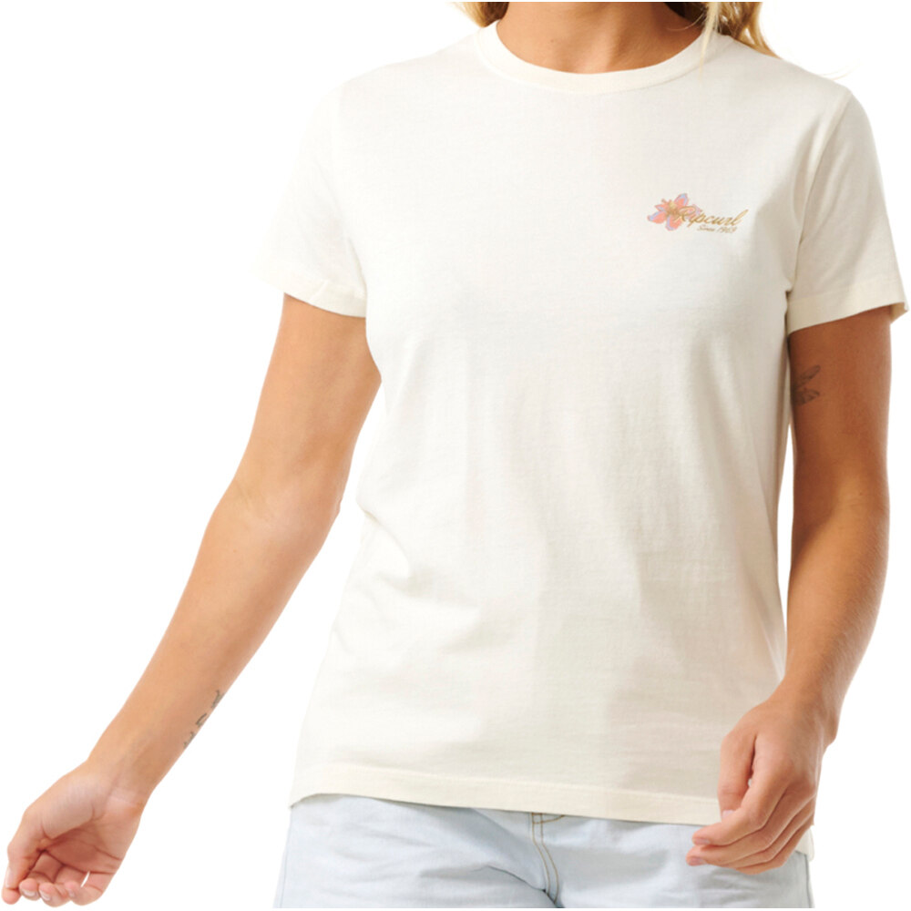 Rip Curl camiseta manga corta mujer WILD BLOOM STANDARD TEE vista frontal