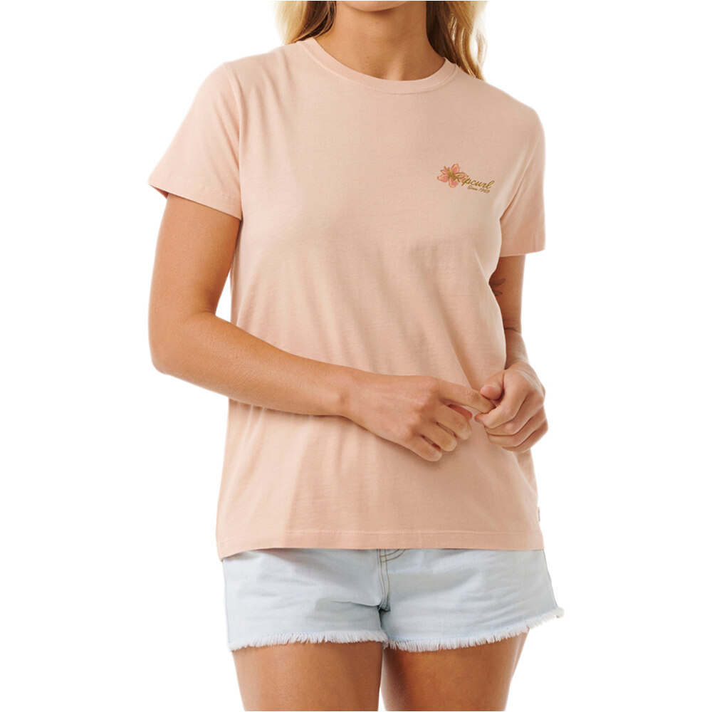 Rip Curl camiseta manga corta mujer WILD BLOOM STANDARD TEE vista frontal