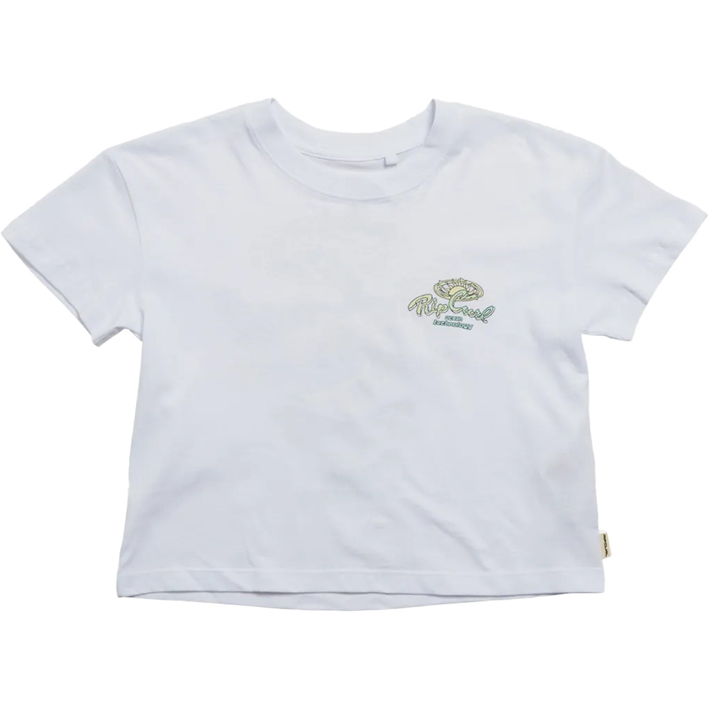 Rip Curl camiseta manga corta niña ROLLING CURL TEE-GIRL vista frontal