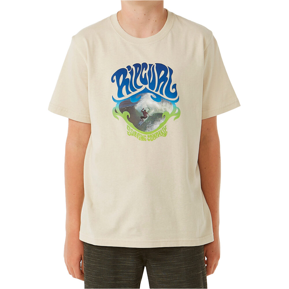 Rip Curl camiseta manga corta niño ACTION  TEE -BOY vista frontal