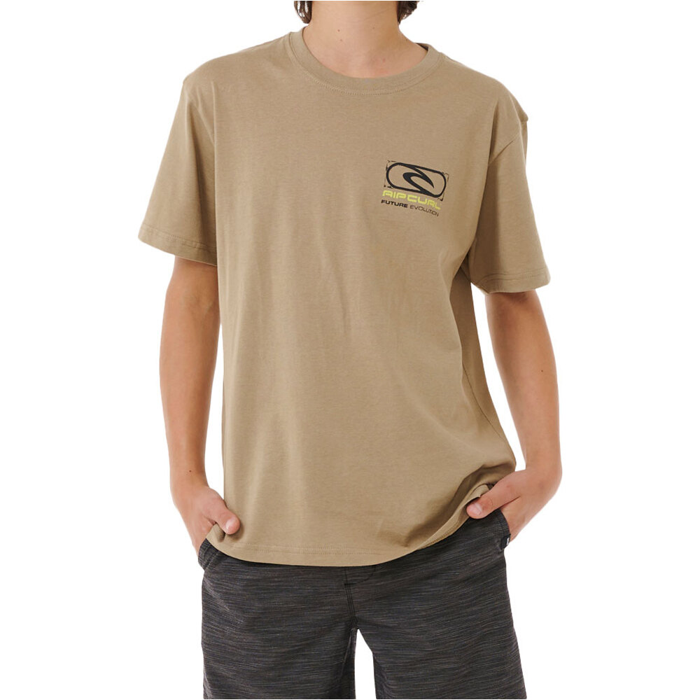 Rip Curl camiseta manga corta niño FUTURE EVOLUTION LOGO TEE -BOY vista frontal