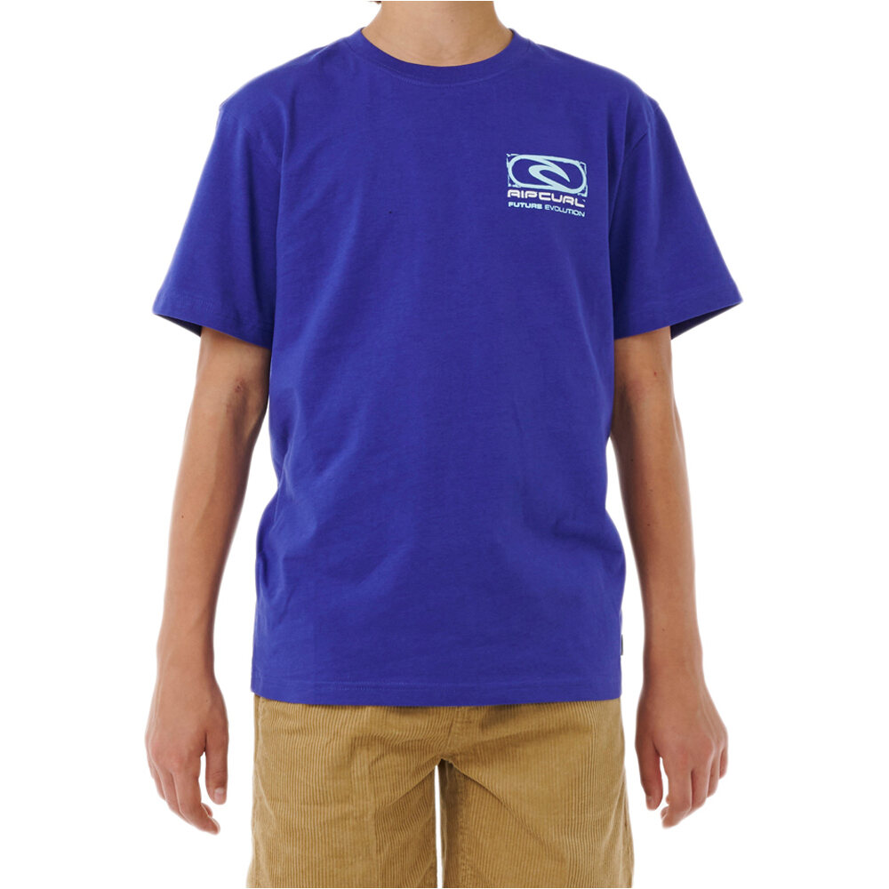 Rip Curl camiseta manga corta niño FUTURE EVOLUTION LOGO TEE -BOY vista frontal