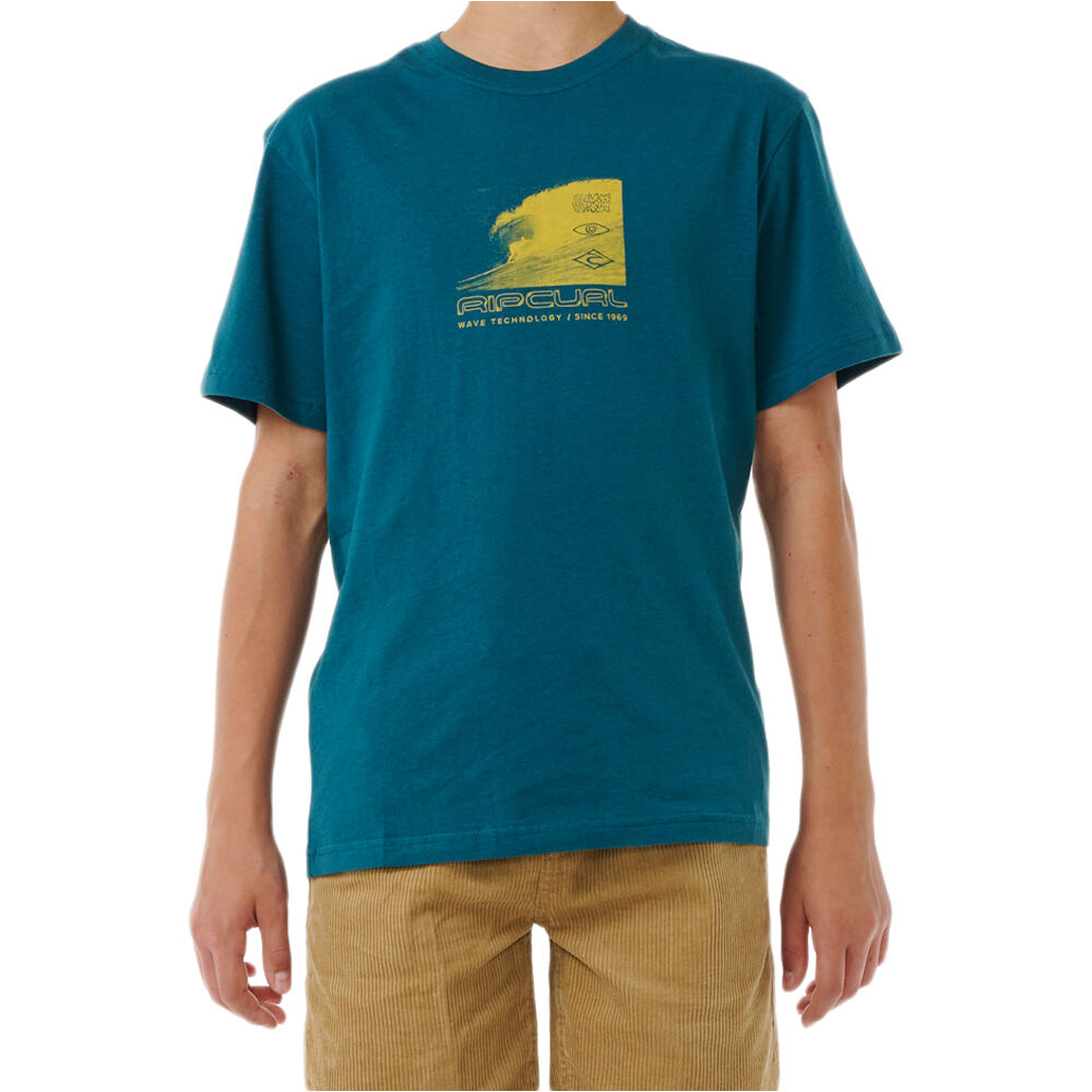 Rip Curl camiseta manga corta niño FUTURE EVOLUTION TEE -BOY vista frontal