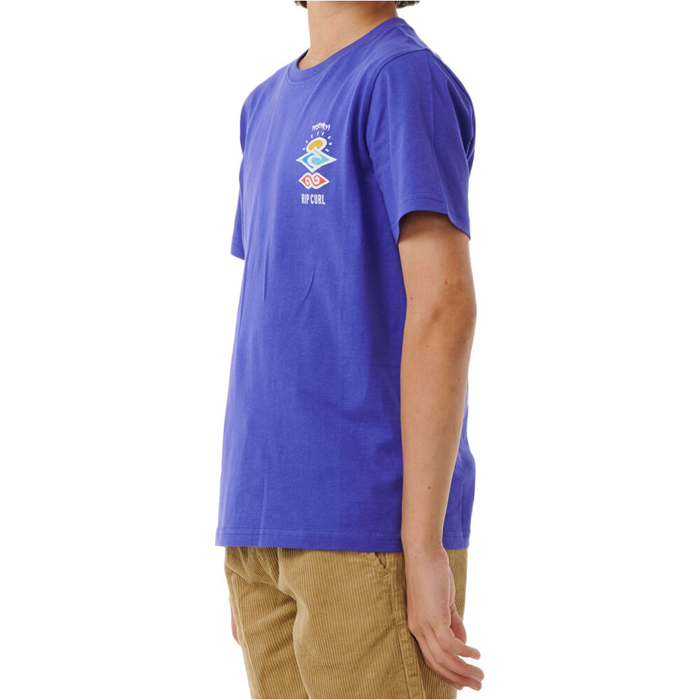 Rip Curl camiseta manga corta niño SEARCH ICON TEE -BOY vista detalle