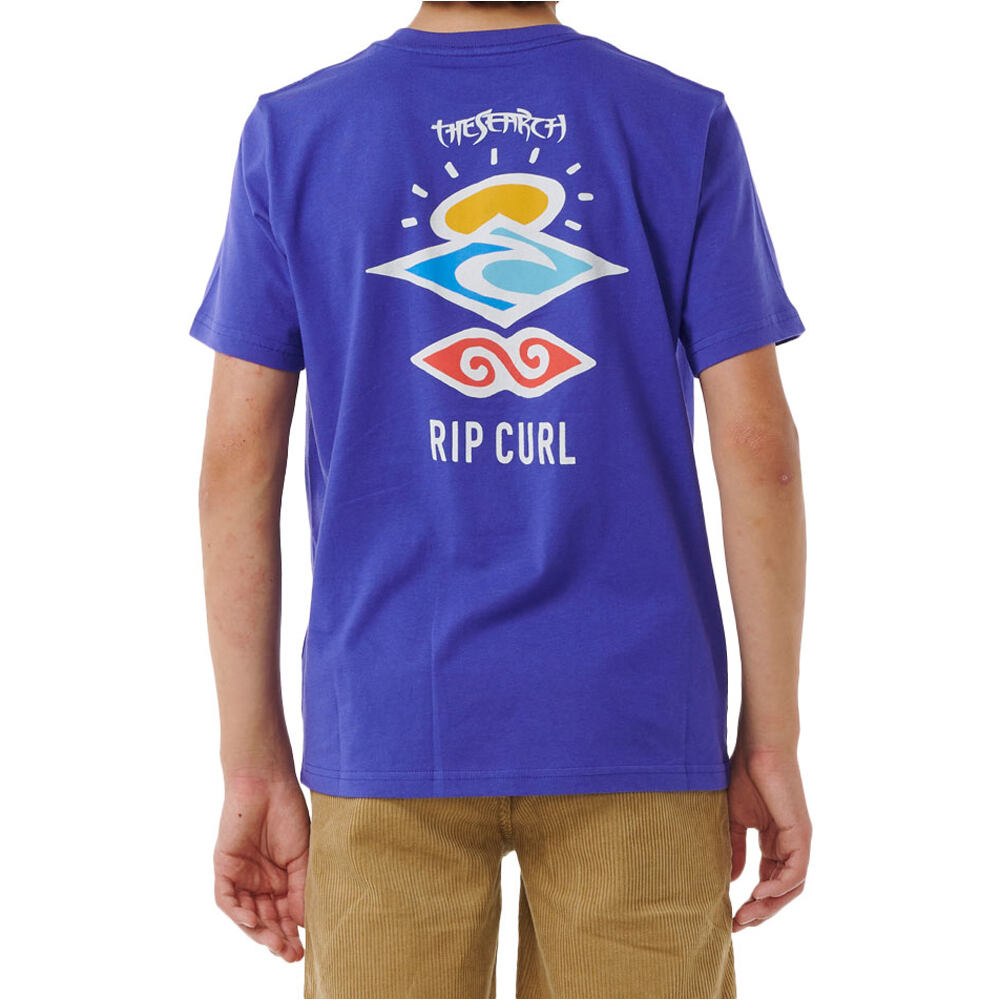 Rip Curl camiseta manga corta niño SEARCH ICON TEE -BOY vista trasera