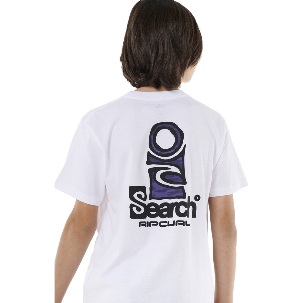 Rip Curl camiseta manga corta niño SEARCH STACK TEE - BOY vista detalle