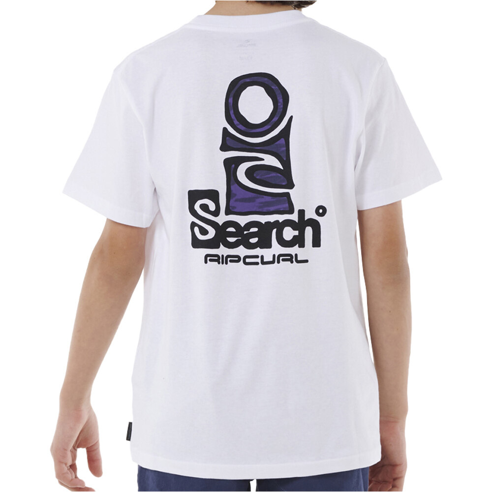 Rip Curl camiseta manga corta niño SEARCH STACK TEE - BOY vista trasera