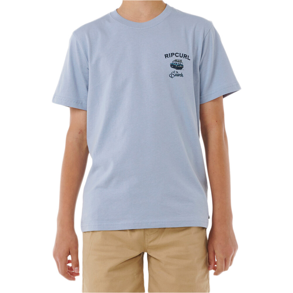 Rip Curl camiseta manga corta niño SEARCH TRIP TEE-BOY vista frontal