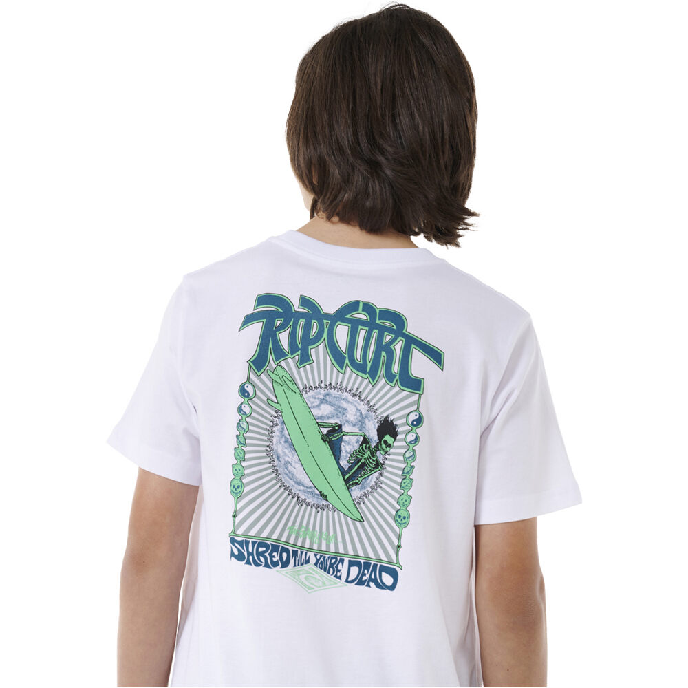 Rip Curl camiseta manga corta niño SHRED TILL DEAD TEE-BOY 03