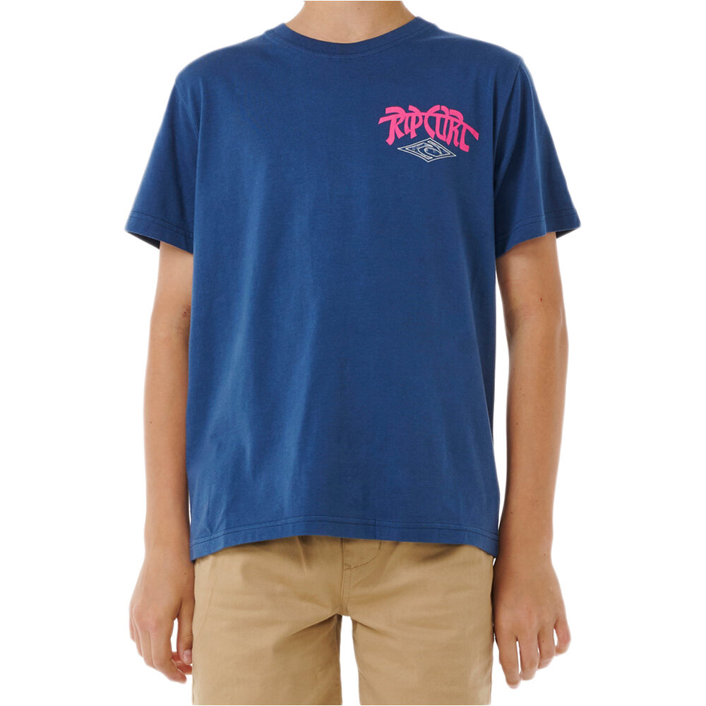 Rip Curl camiseta manga corta niño SHRED TILL DEAD TEE-BOY vista frontal