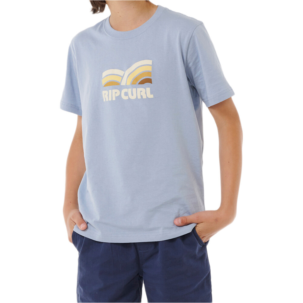 Rip Curl camiseta manga corta niño SURF REVIVAL CAPTURE TEE-BOY vista frontal