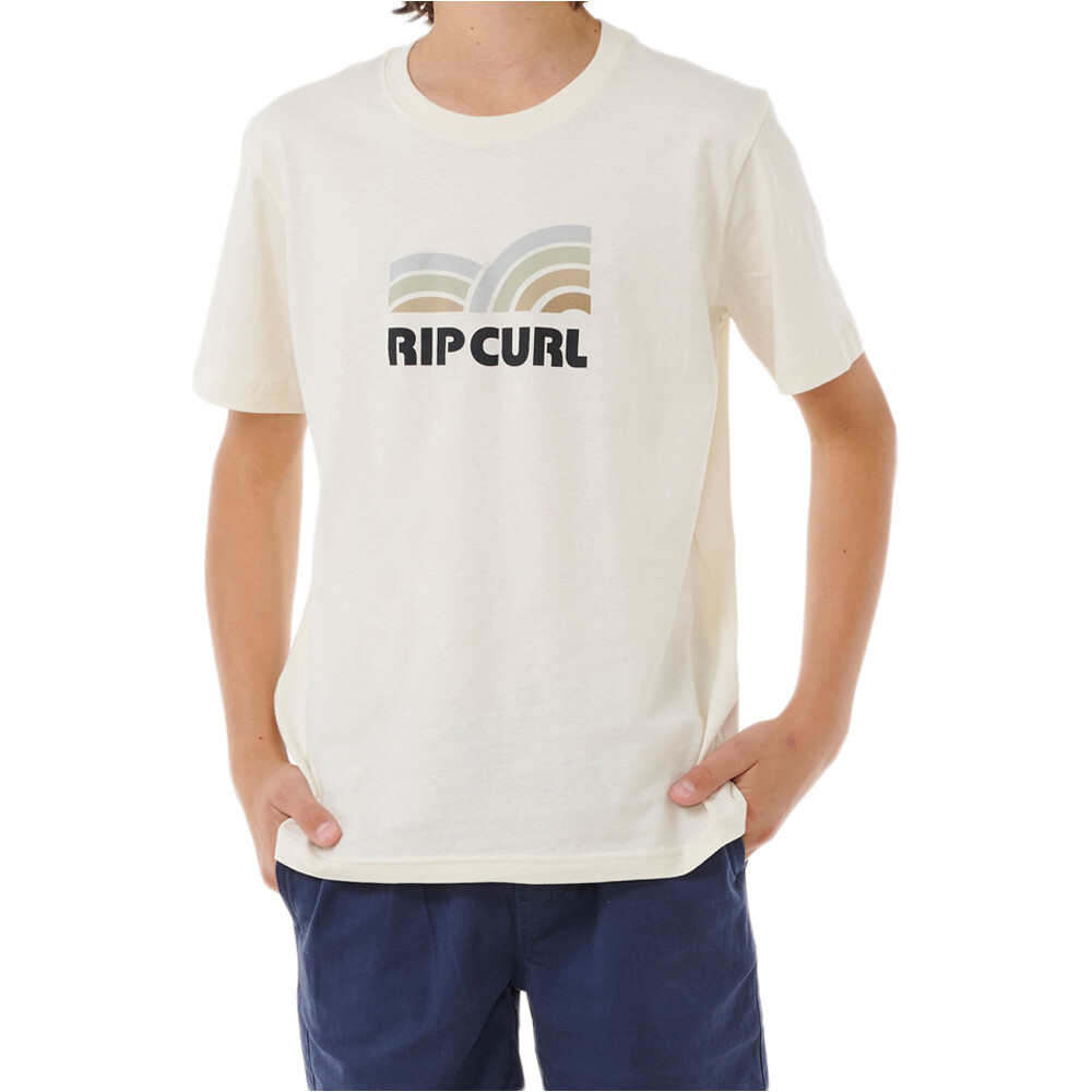 Rip Curl camiseta manga corta niño SURF REVIVAL CAPTURE TEE-BOY vista frontal