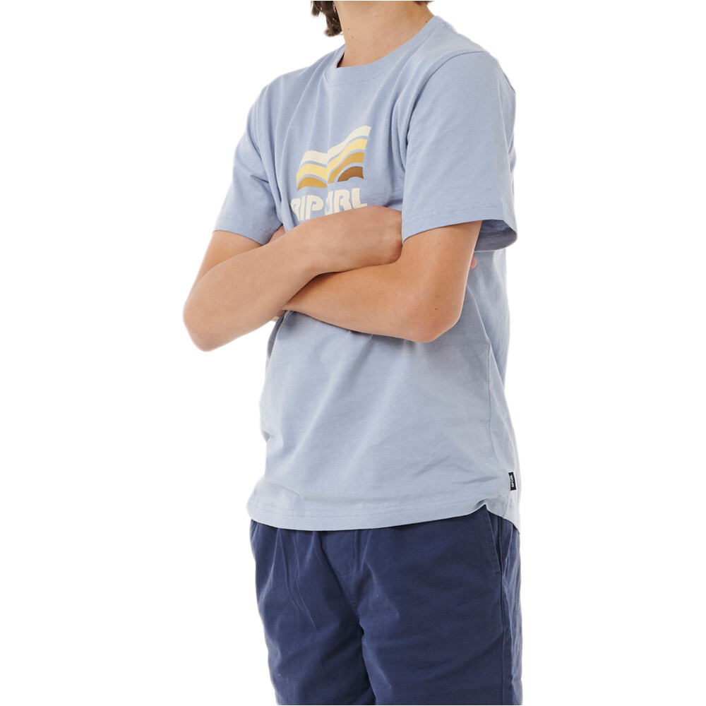 Rip Curl camiseta manga corta niño SURF REVIVAL CAPTURE TEE-BOY vista trasera