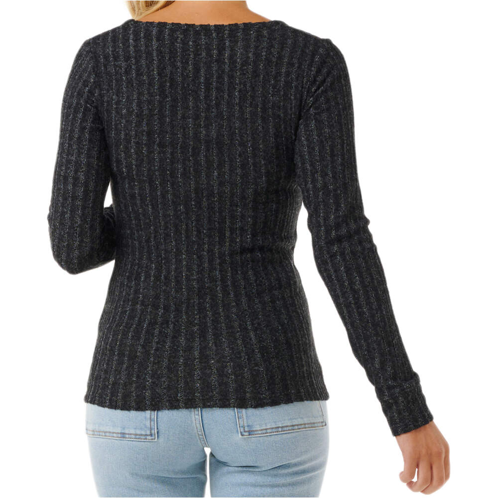 Rip Curl camiseta manga larga mujer OPEN NECK COSY LS vista detalle