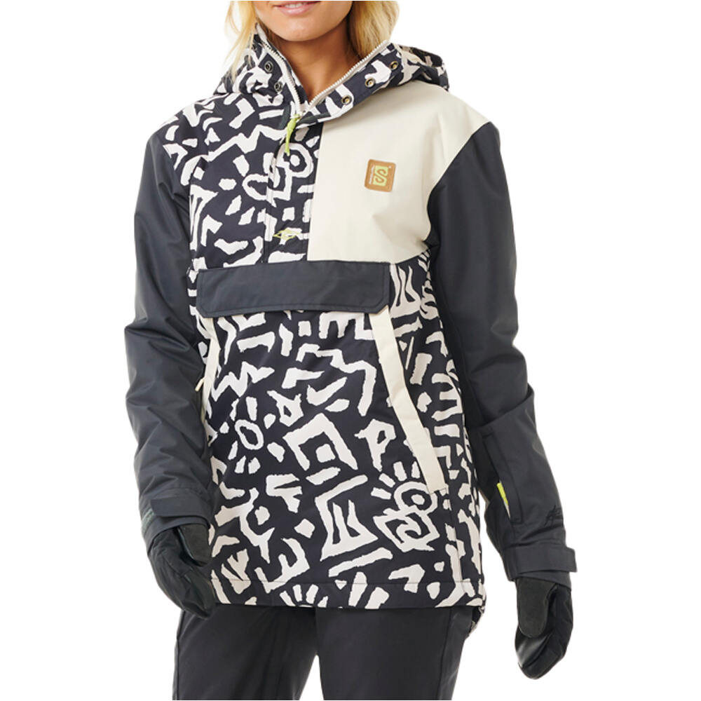 Rip Curl chaqueta esquí mujer ANTI SERIES ANORAK 10K 10K vista detalle