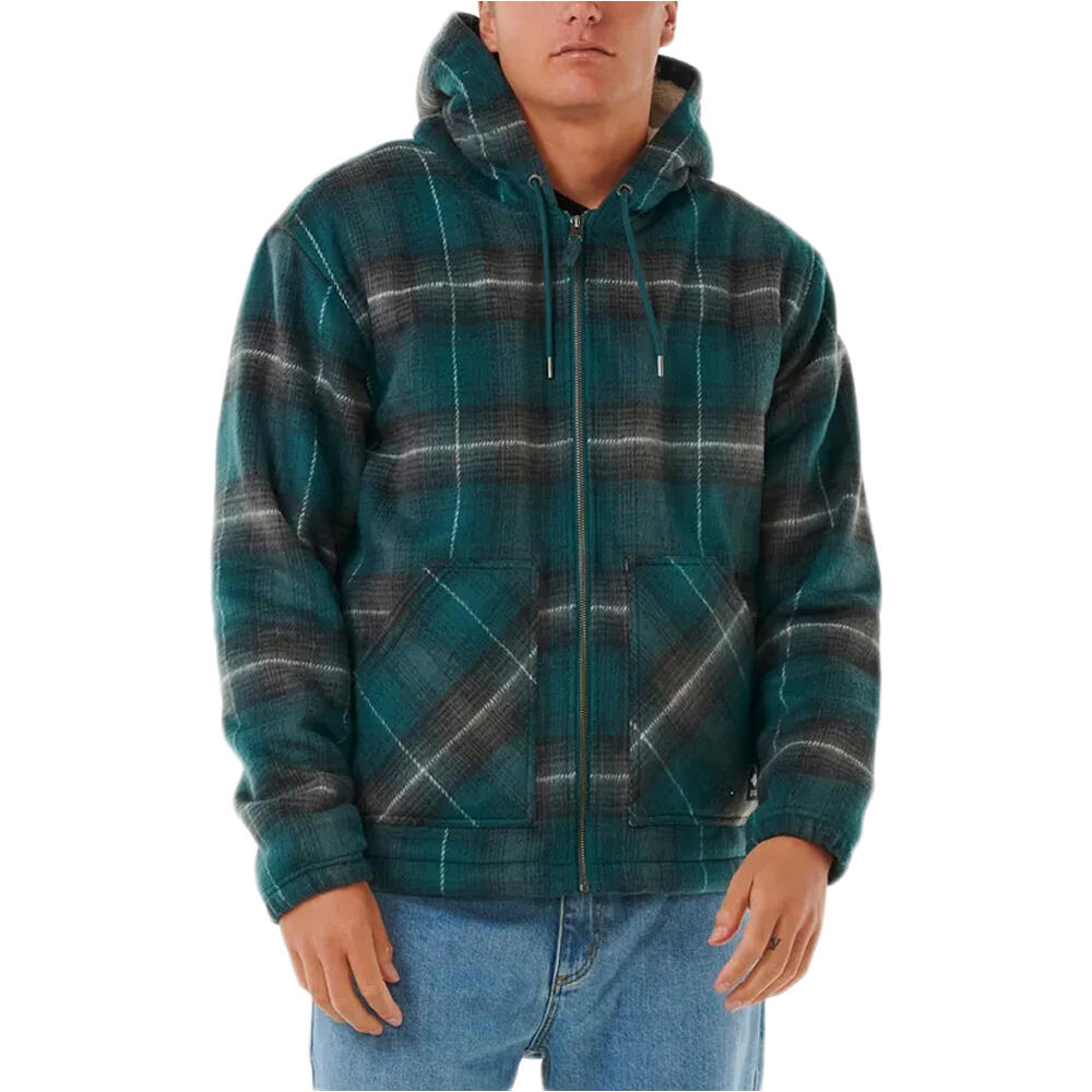 Rip Curl chaquetas hombre CLASSIC SURF CHECK JACKET vista frontal