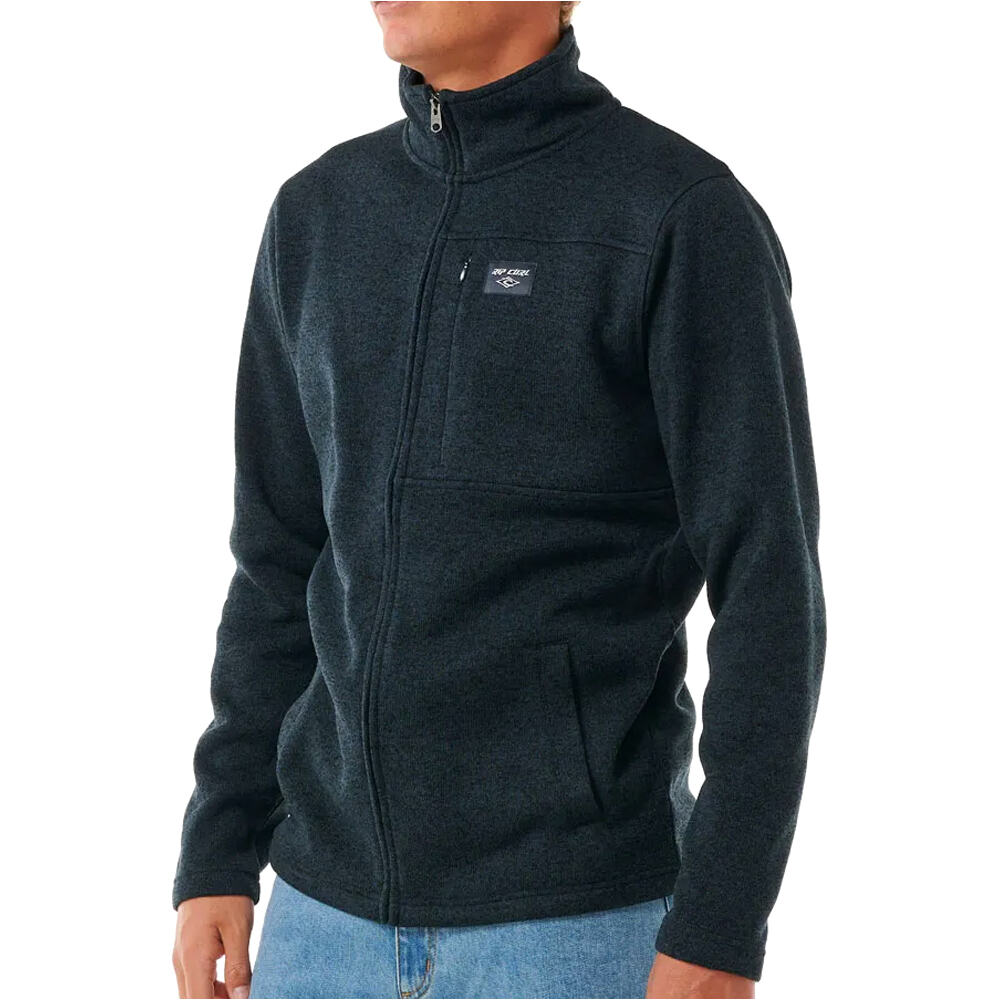 Rip Curl jersey hombre CRESCENT ZIP THRU vista detalle